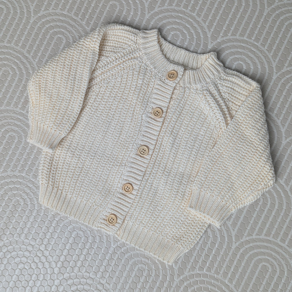 Cream Cardigan with Name