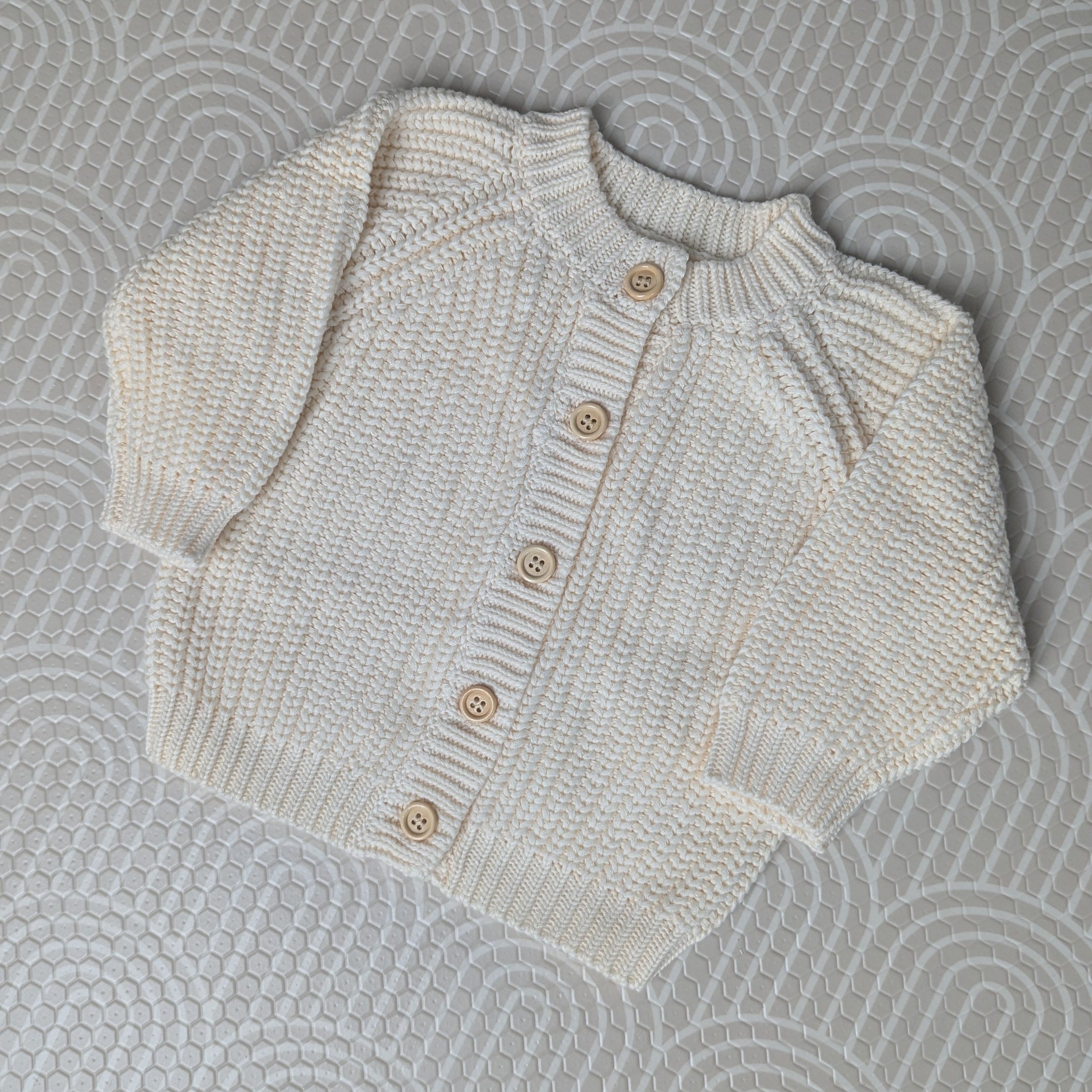 Cream Cardigan with Name