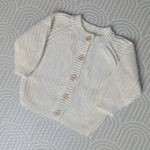 Cream Cardigan with Name