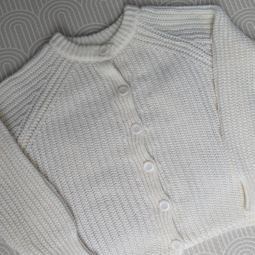 Mama Cardigan with Flower Garden