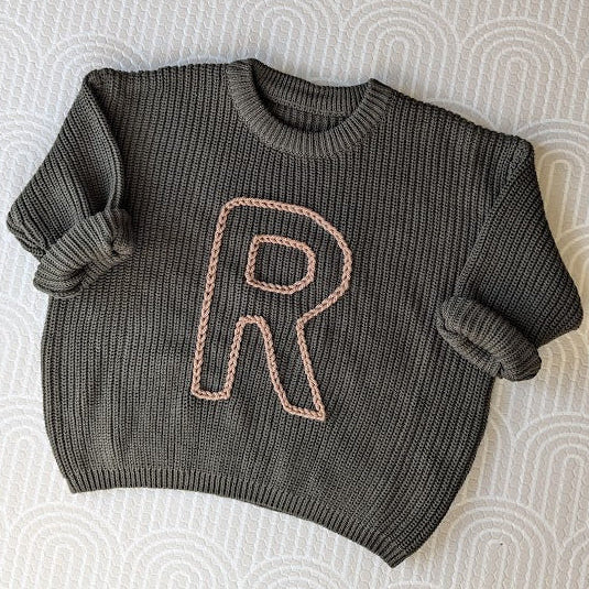 Letter Outline Jumper