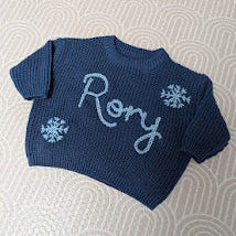 Name Jumper with Snowflakes