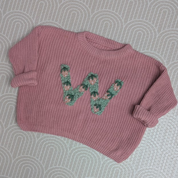 Strawberry Letter Jumper