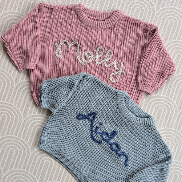 DIY Name Jumper Embroidery Kit